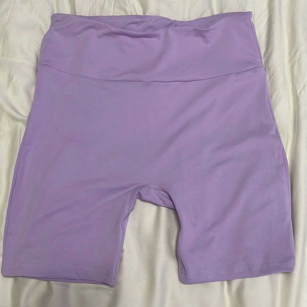 3/$20 Purple lilac biker shorts